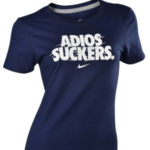 5/$15 Girls Nike Adios Suckers Slim Fit Tee Shirt